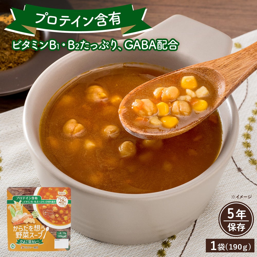 からだを想う野菜スープ ひよこ豆カレー