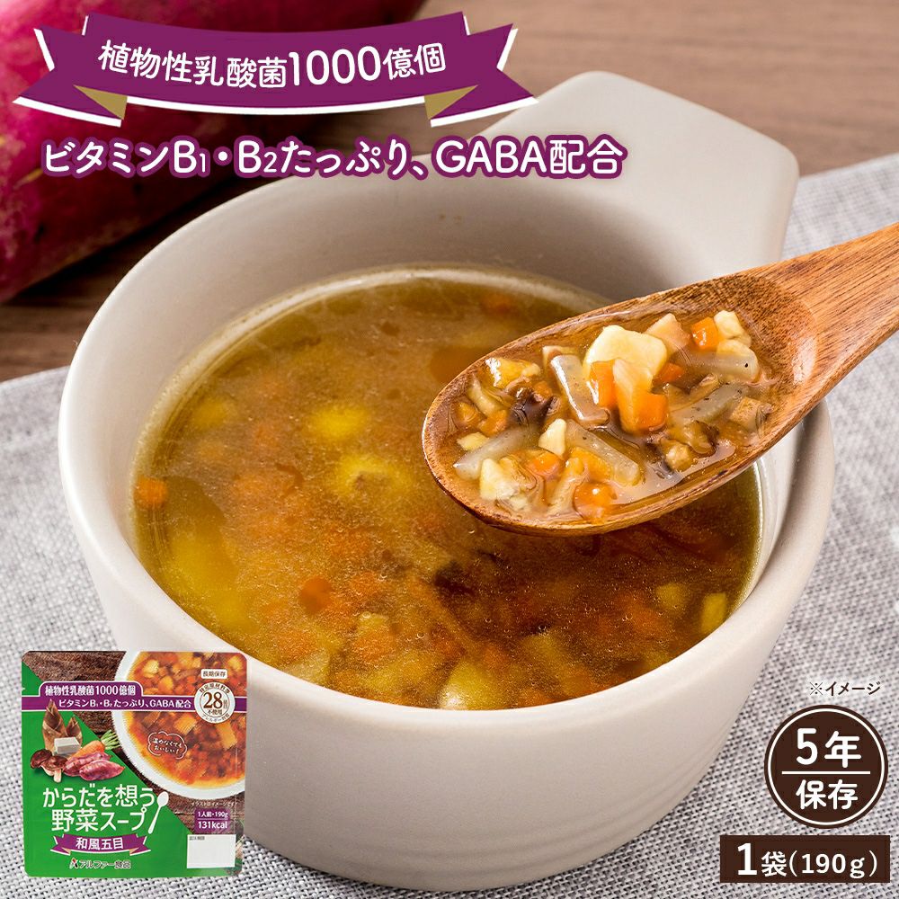 からだを想う野菜スープ 和風五目