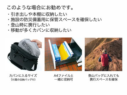折りたたみできるヘルメットMOVO