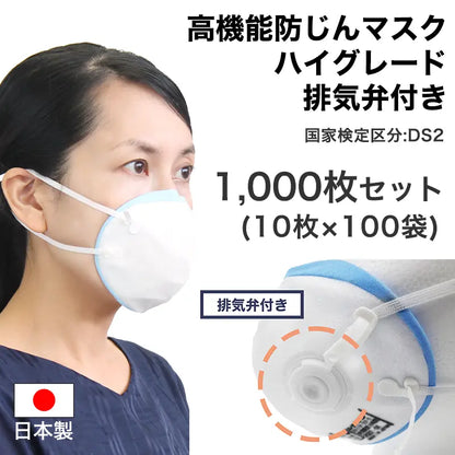 高機能防じんマスク ハイグレード DS2 排気弁付