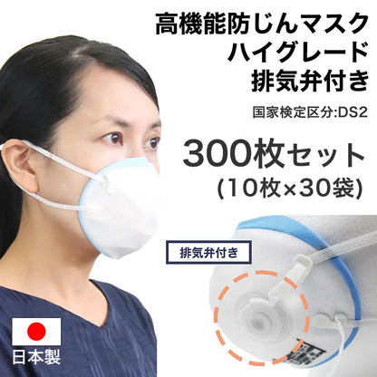 高機能防じんマスク ハイグレード DS2 排気弁付