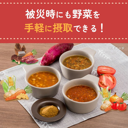 からだを想う野菜スープ 被災時にも野菜を手軽に摂取できる