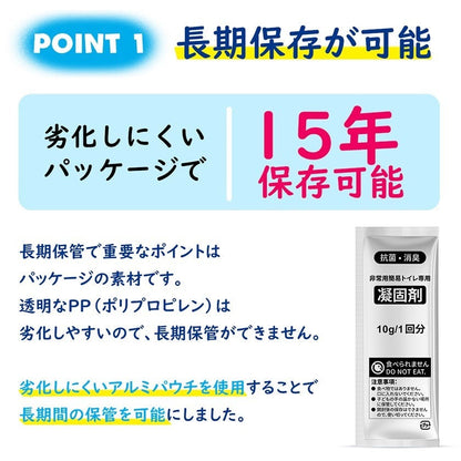 RABLISS 非常用トイレ 10回分 15年保存