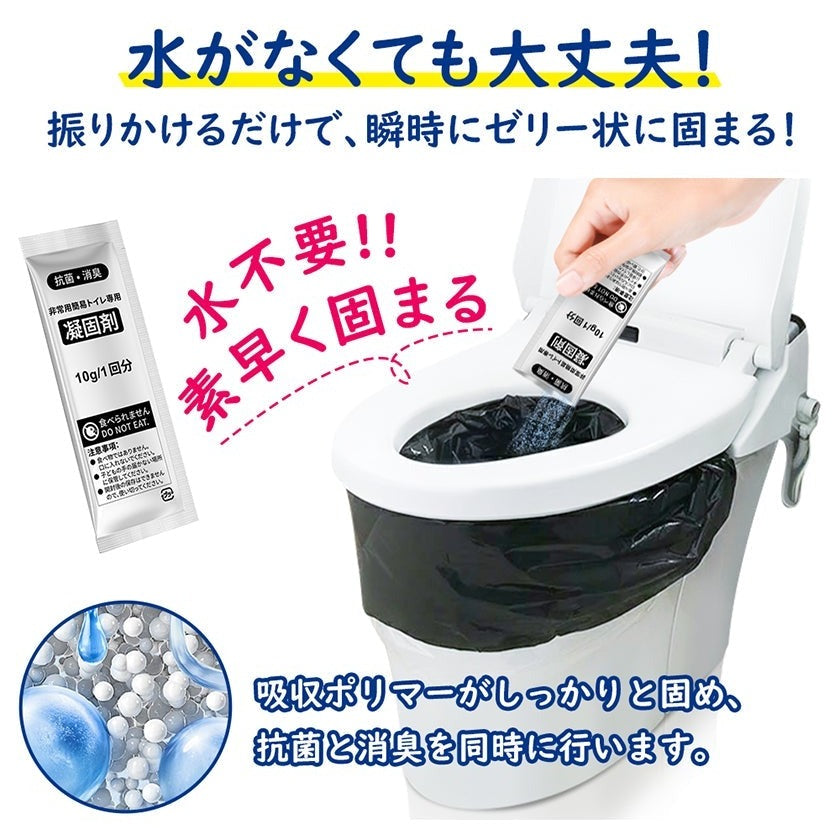 RABLISS 非常用トイレ 50回分 水が不要